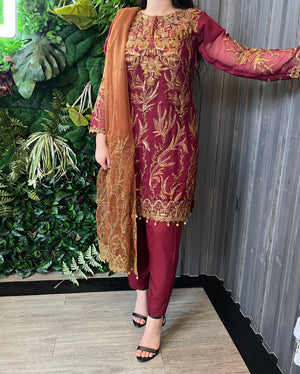 TAHERA CHIFFON OUTFIT